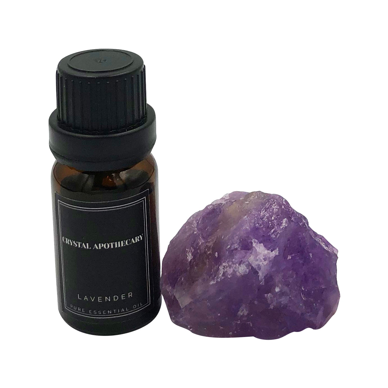 Lavender Pure Essential Oil with Amethyst