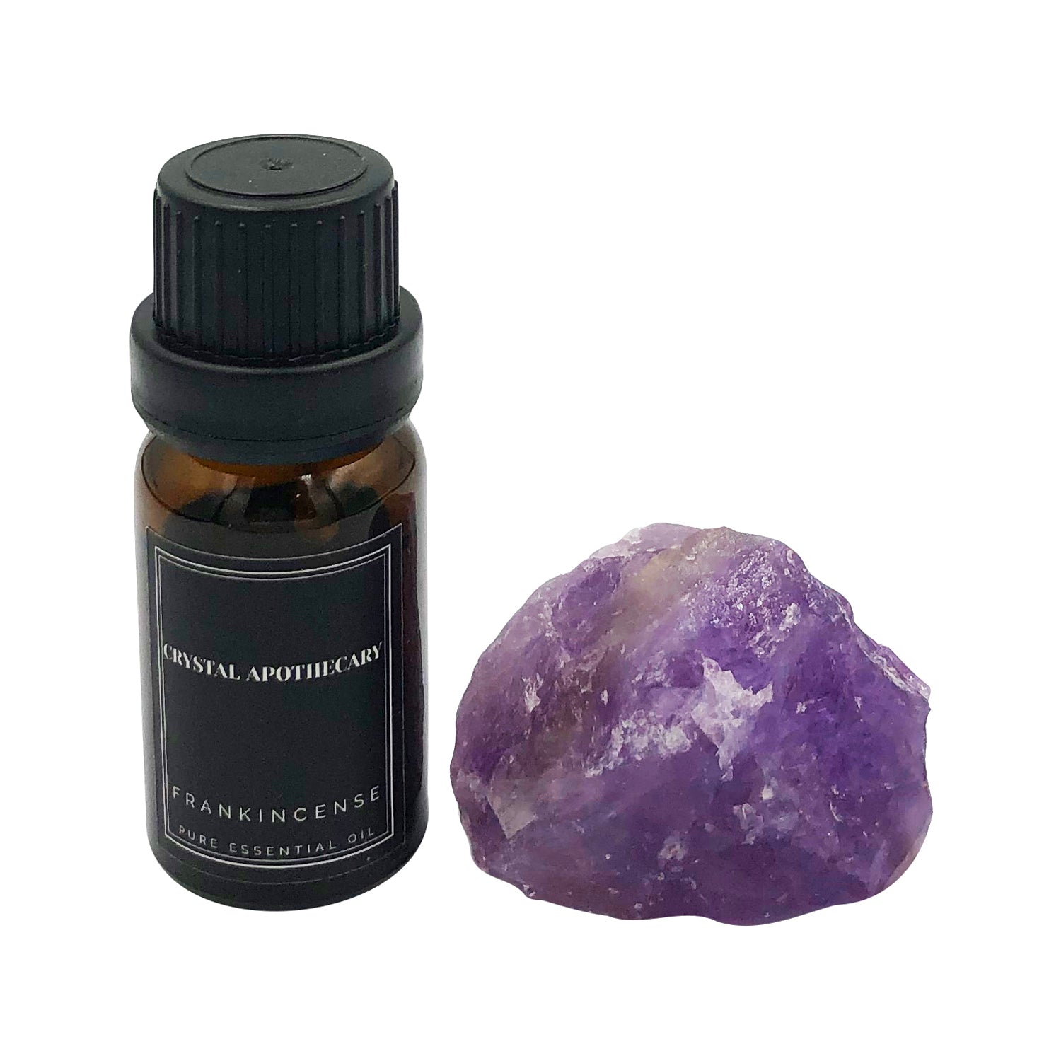 Frankincense Pure Essential Oil with Amethyst