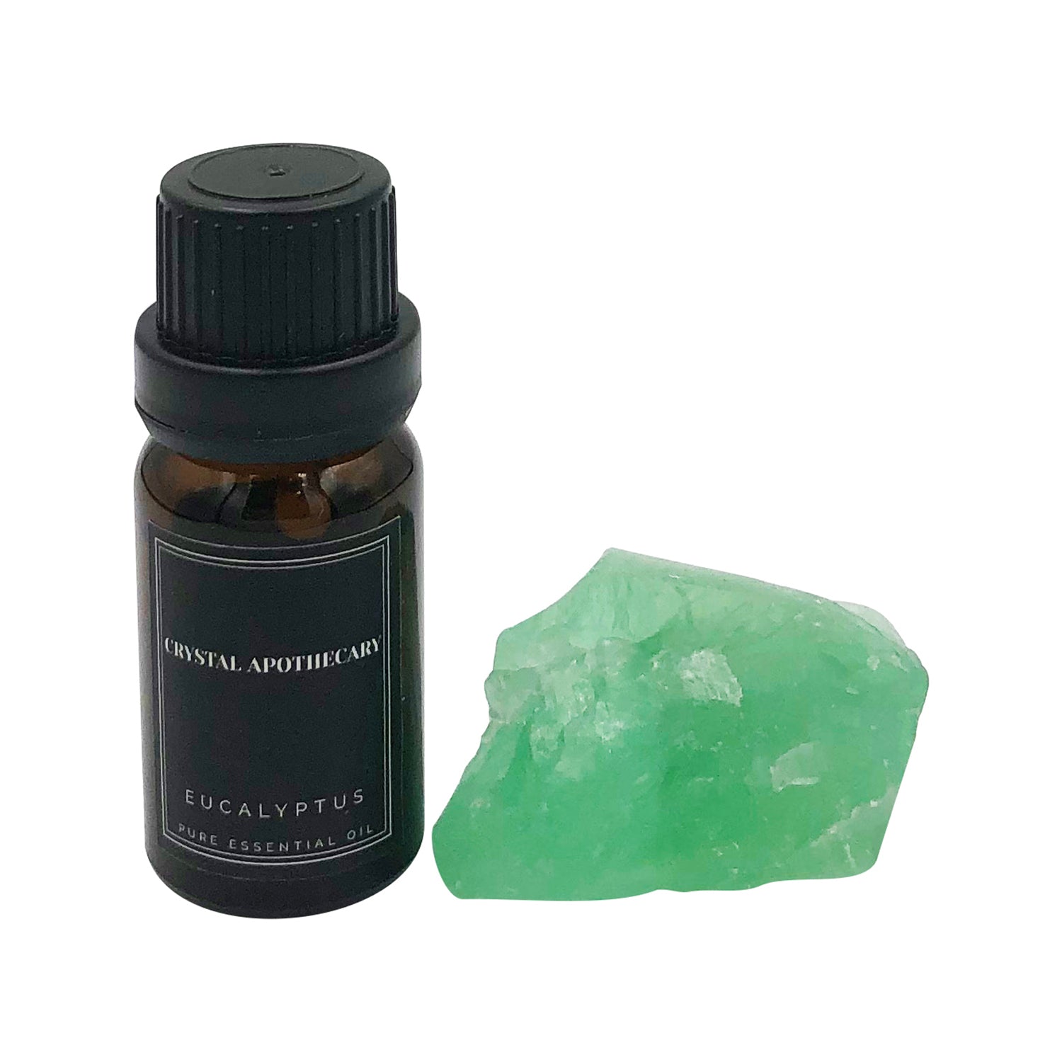 Eucalyptus Pure Essential Oil with Green Fluorite