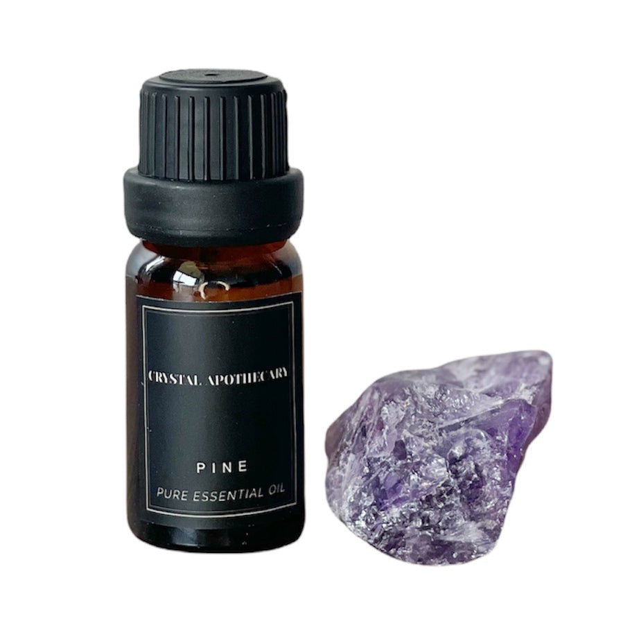Pine Pure Essential Oil with Amethyst