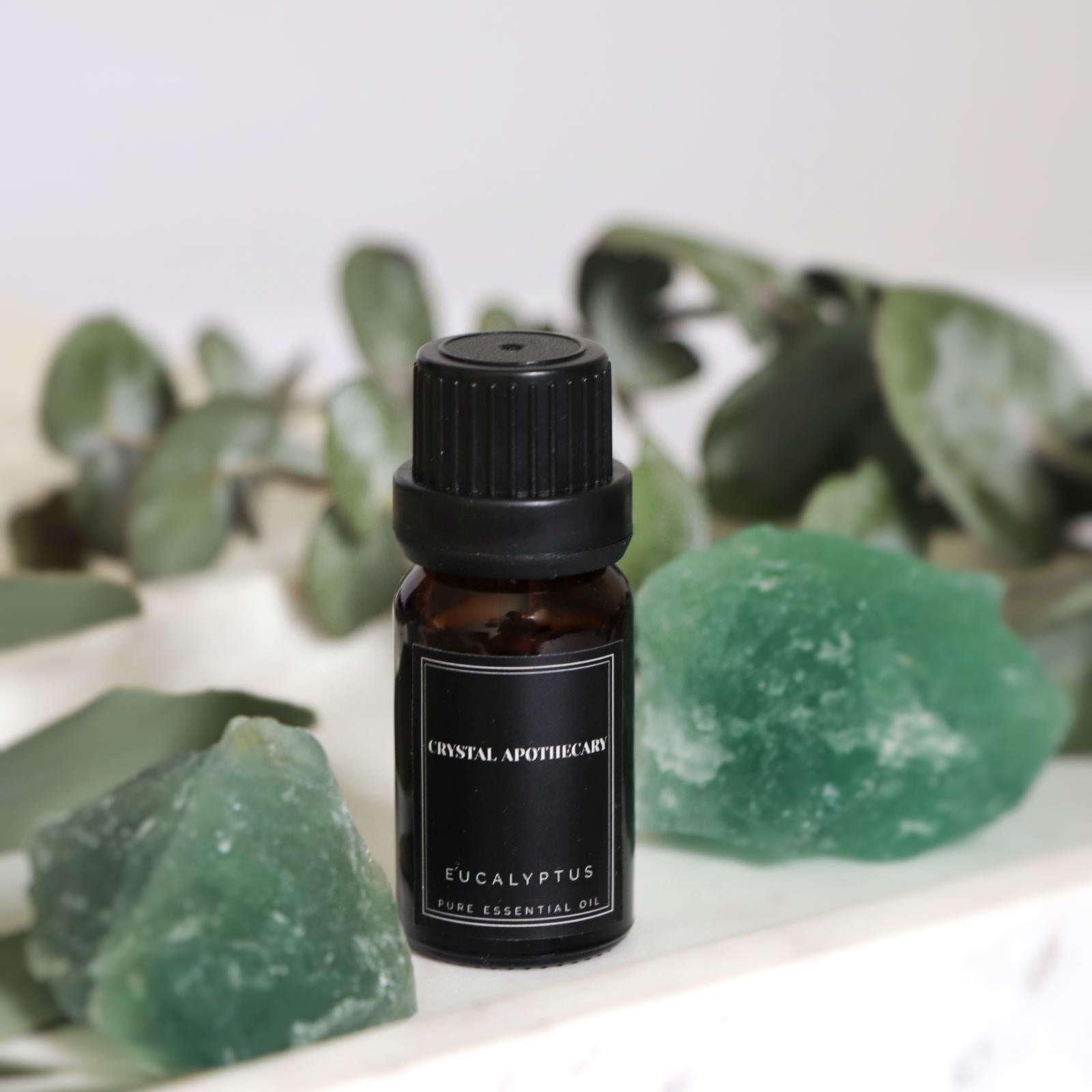 Eucalyptus Pure Essential Oil with Green Fluorite